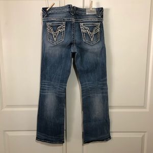 Vigoss Embellished Boot Cut Jeans